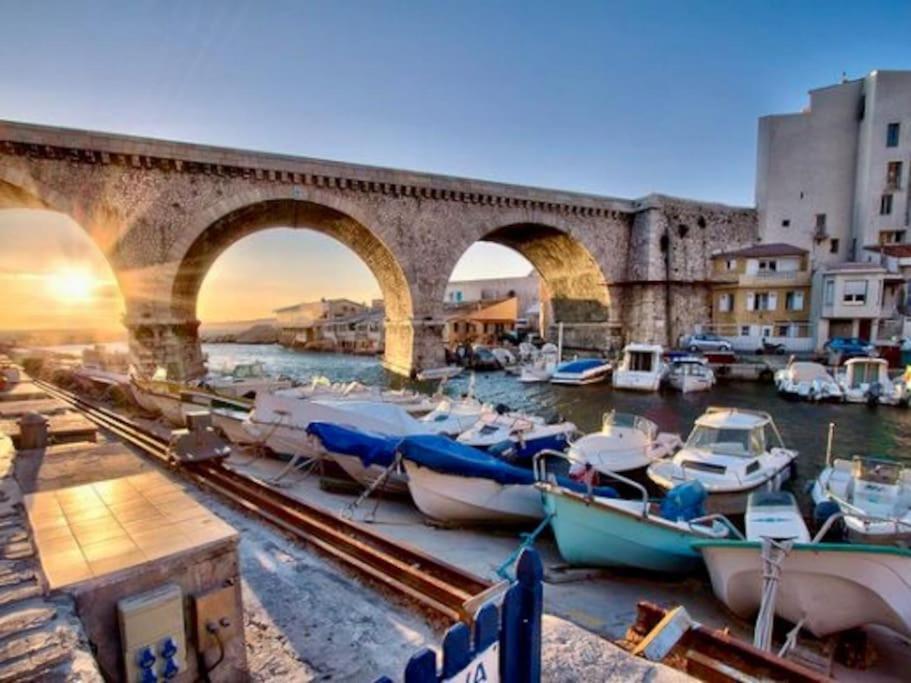 Superbe Logement Au Vallon Des Auffes มาร์กเซย ภายนอก รูปภาพ